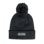 Arica Pompom black gorro
