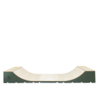 Mad Ramps Mini half pipe 60cm x 125cm Rampas de skateboard