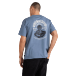 Rvca Charmer vintage navy camiseta
