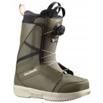 Salomon Scarlet Boa army green black botas de snowboard de mujer