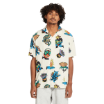 Volcom Bob Mollema light beige camisa