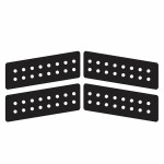 Ocean and Earth Boomerang 4 piece black pad de surf