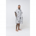 After Essentials Botanical grey poncho