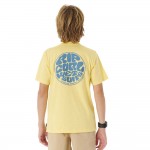 Rip Curl Wetsuit Icon butter yellow camiseta de niño