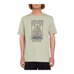 Volcom FTY Caged Stone seagrass green 2023 camiseta