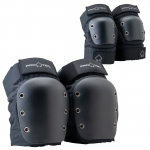 Pro-tec Pads Street Knee-Elbow pad open back black rodilleras/coderas skateboard