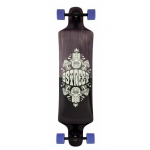 D Street Drop Down Tripout 40'' grey longboard completo