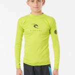 Rip Curl Corps ls rash vest boy lime licra de niño