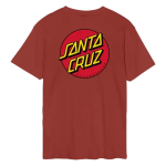 Santa Cruz Classic Dot Chest dark rust camiseta