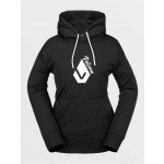 Volcom Core Hydro Hoodie black sudadera técnica de mujer