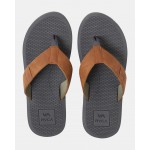 Rvca Sandbar charcoal black chanclas