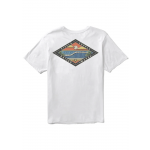 Vissla Wave Chasers Premium Organic Pocket white camiseta