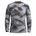 Smartwool Classic Thermal Merino Base Layer Crew charcoal foggy pines camiseta interior térmica
