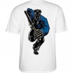 Powell Peralta Chris Seen Police white camiseta