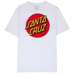 Santa Cruz Classic dot white camiseta de mujer