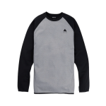 Burton Crown Weatherproof Crew grey heather/true black sudadera técnica