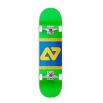 Hydroponic Block green blue 8" skateboard completo