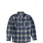 Vissla Eco-Zy polar flannel dark denim camisa