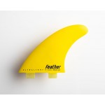 Feather Fins Ultralight Dual Tab yellow Quillas Surf