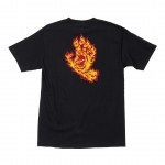 Santa Cruz Flame Hand black camiseta