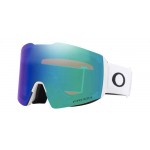 Oakley Fall Line L matte white prizm argon iridium gafas de snowboard
