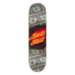 Santa Cruz Dollar Flame Dot 7 Ply Birch 8" tabla de skateboard