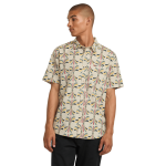 Rvca La Eye Floral light khaki camisa