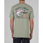 Salty Crew Fly Trap Premium dusty sage camiseta