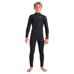 Billabong Foil 4/3mm chest zip GBS black traje de neopreno de niño
