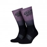 Santa Cruz Mono Lined Oval Dot Stripe grape calcetines