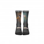 Hydroponic Dragon Ball Z gradient fusion calcetines
