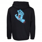 Santa Cruz Screaming Hand Chest Hooded black sudadera