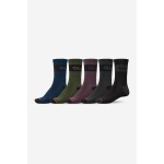 Globe Horizons crew dark assorted 5 pack calcetines