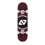 Hydroponic Savage red white 7.75" skateboard completo