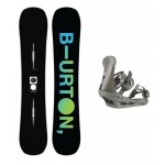 Burton Instigator Pure Pop + Burton Freestyle forest moss Pack de snowboard