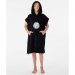 Rip Curl Icons hooded towel black talla S poncho de niño