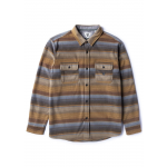 Vissla Eco ZY Polar Flannel khaki camisa