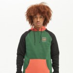 Hydroponic Karma black green terracota sudadera