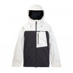 Burton Logdepole white / black chaqueta de snowboard