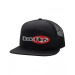 Black Flys Indy Logo 7 panel black gorra