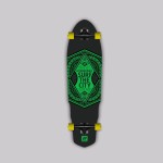 Hydroponic Surf the city 2.0 Green Longboard completo