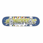 Hydroponic Comic blue 7.75" skateboard completo