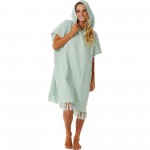 Rip Curl Stonewash hood mint poncho de mujer