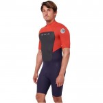 Rip Curl Omega 2mm back zip spring red traje de neopreno