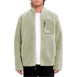 Volcom Muzzer Fuzzar Zip green tea forro polar