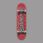 Hydroponic Net rojo 8,0'' skateboard completo