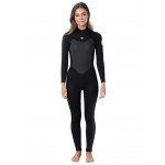 Rip Curl Omega 4/3 back zip gb stmr black Traje de neopreno de mujer