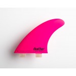 Feather Fins Ultralight Dual Tab pink Quillas Surf