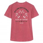Arica Palio burgundy camiseta