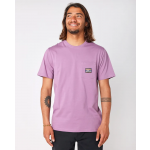 Rip Curl Surf Paradise Badge dusty purple camiseta